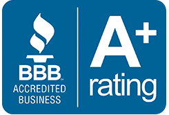BBB ACCREDITED BUSINESS A+ rating